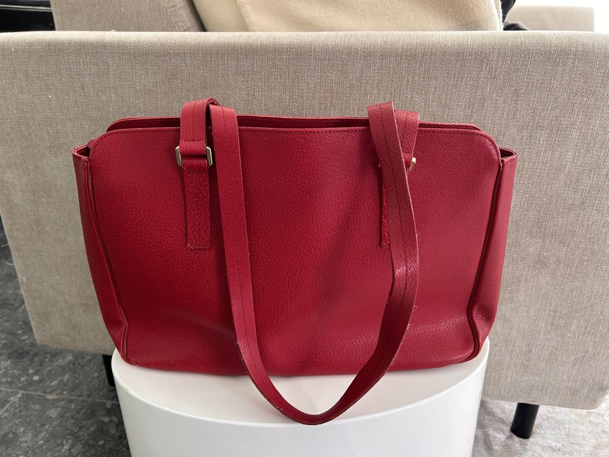 Borse da donna: Rote Lamarthe Handtasche aus Leder – Usato da Bülach venduto da lguedeskr