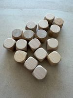 Holzwürfel unbedruckt
