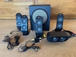 Lautsprecher 5.1 Surround Sound System Logitech TOP Zustand