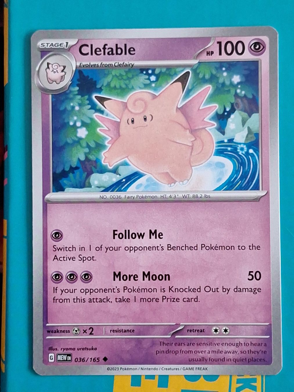Pokémon Carte collezionabili: Clefable - Pokemon Mew 151 Englisch – Usato da Altstätten SG venduto da GGsGameshop