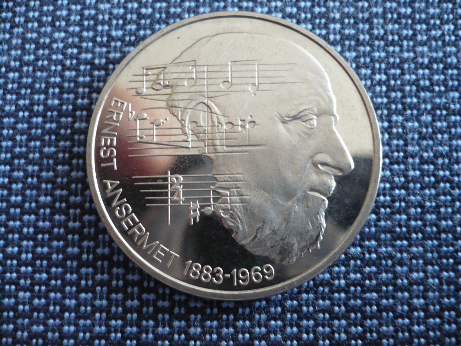 Tutti le monete: 5 Franken 1983 Ernest Ansermet – Usato da Winterthur venduto da kormorans 1