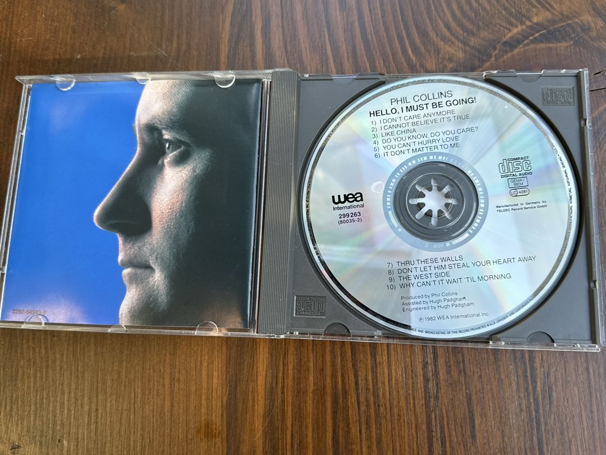 CD: CD Phil Collins Hello I Must Be Going gebraucht – Usato da Berikon venduto da Rueegg4 2