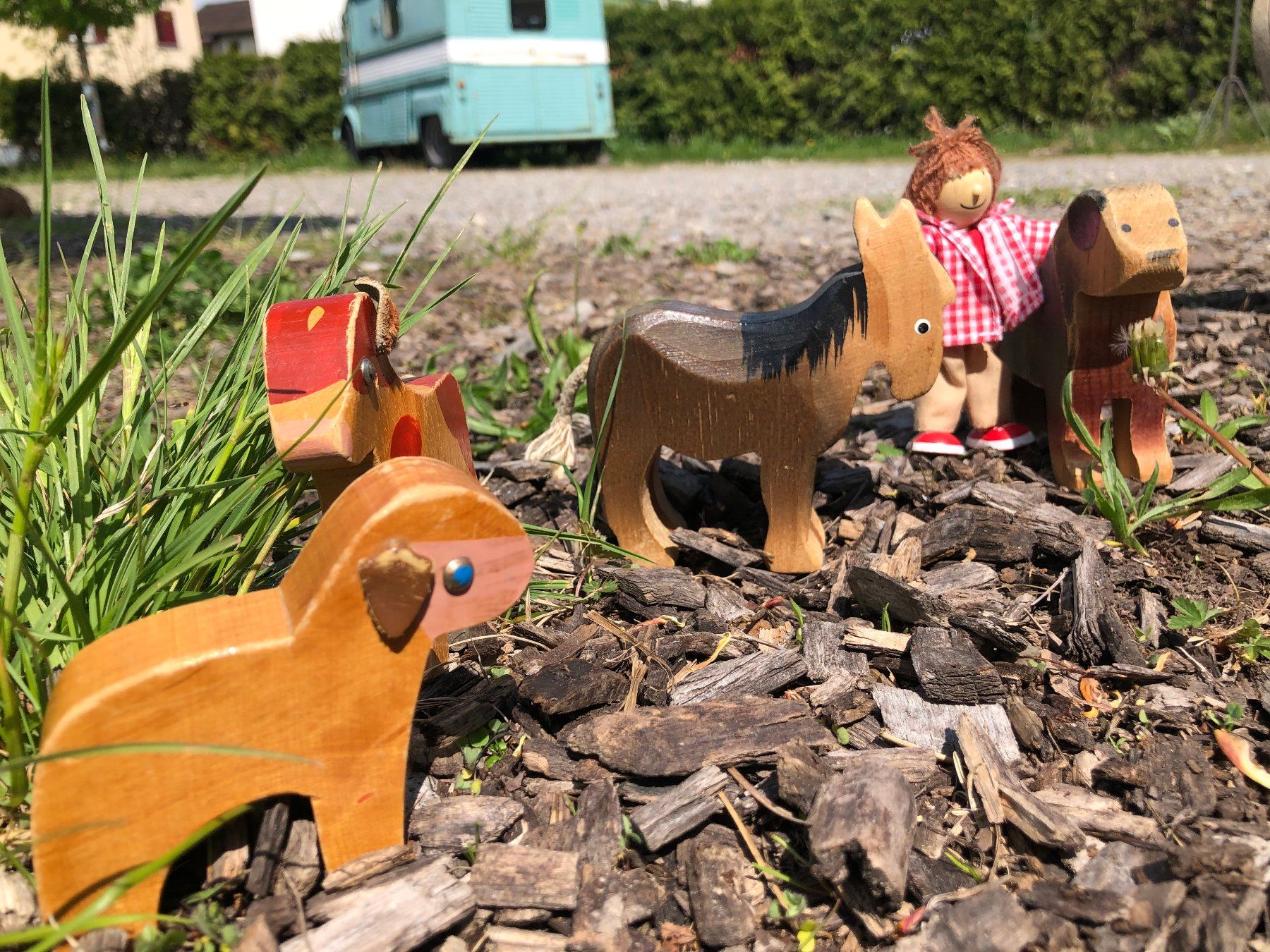 Giocattoli: Holztiere-Set Vintage – Usato da Zürich venduto da BLACKDOG8 2