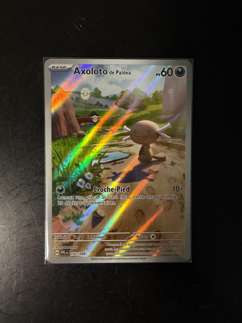 Carte pokémon - Axoloto de Paldéa AR - PFL 102 FR 🇫🇷 (D'occasion) à ...