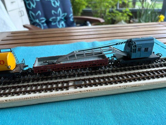 Märklin Modellini di ferrovie: Märklin DB Güterzug gemischt 5.-teilig – Usato da Frenkendorf venduto da HampeFrenk 6
