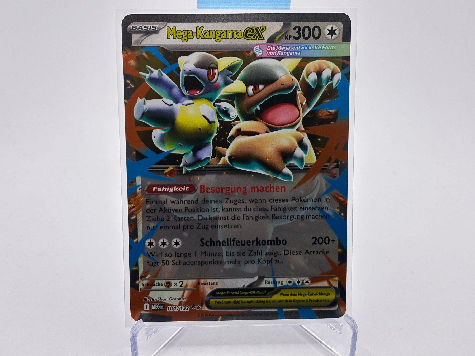 Pokémon Carte collezionabili: Mega-Entwicklung - Mega Kangama ex  (MEG 104) - DE – Nuovo (secondo la descrizione) da Allschwil venduto da Bullach