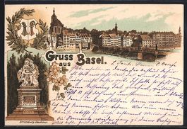 Litho Basel, Strassburg-Denkmal, Teilans