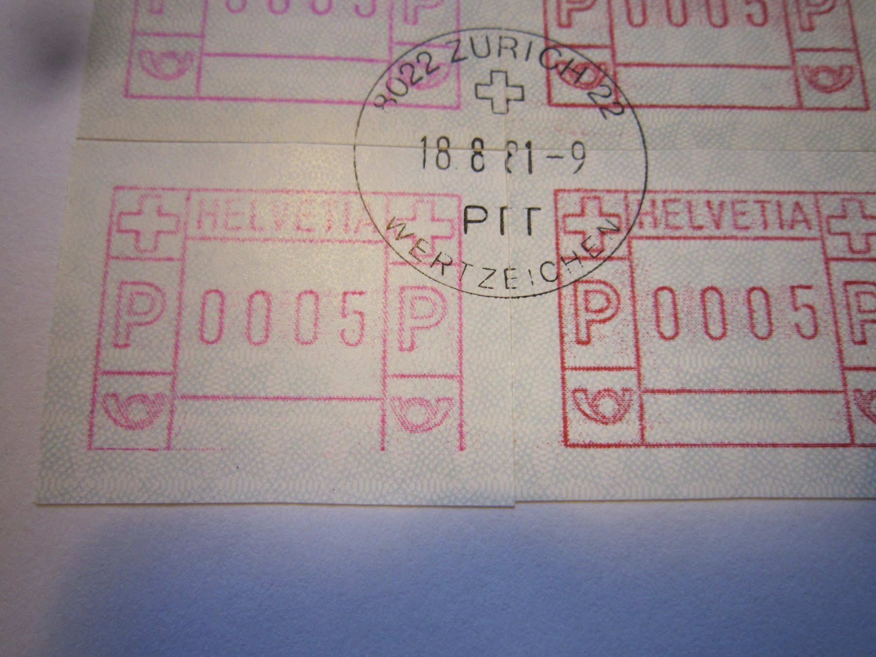 Tutti i francobolli: Lot A Automatenmarken 1981 – Usato da Gordola venduto da Polentaefung 2