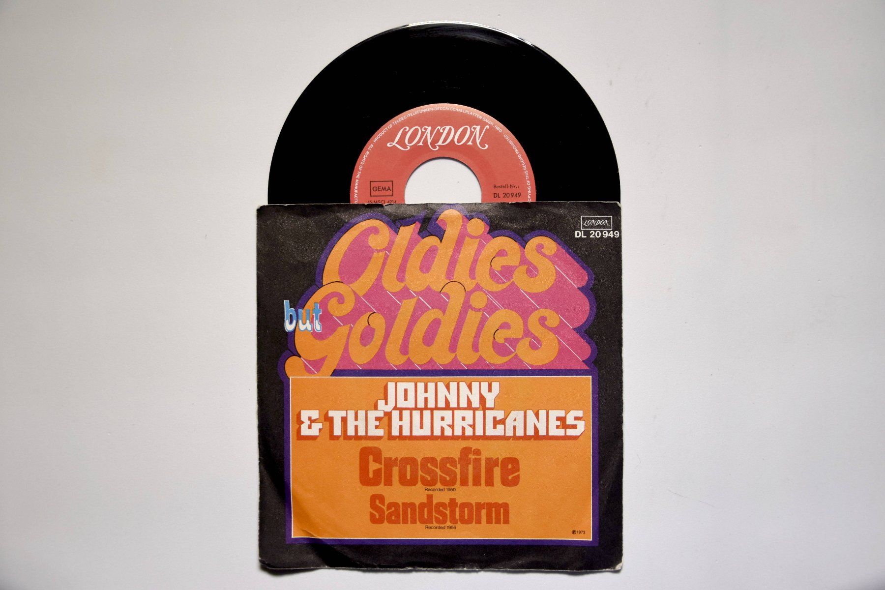 Dischi in vinile: Johnny & the Hurricanes - Crossfire / Sandman – Usato da Belmont-sur-Yverdon venduto da ag97 1