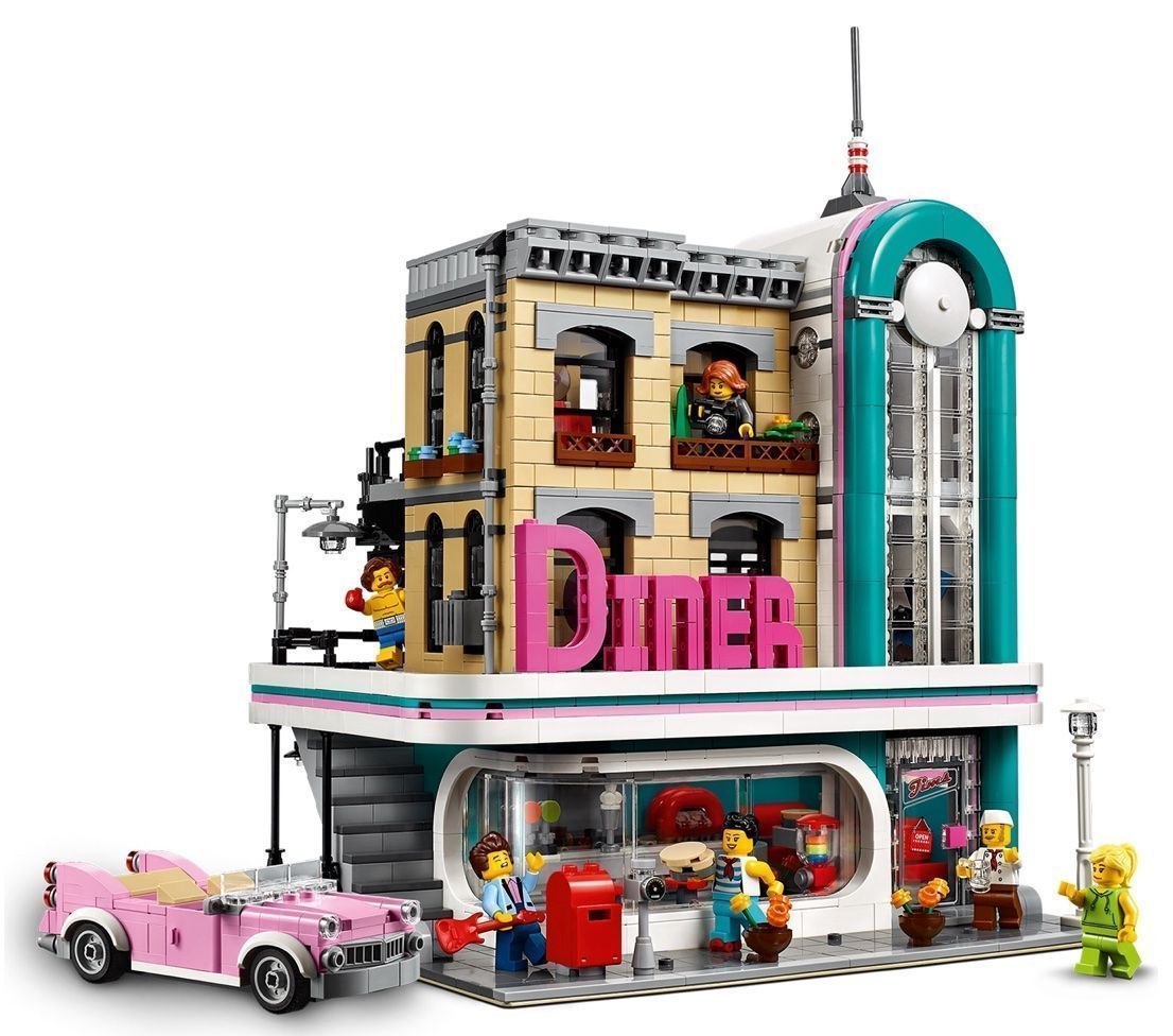 Lego Kit di costruzioni: LEGO 10260 - Downtown Diner – Nuovo e nell'imballaggio originale da Bern venduto da Seekey 2