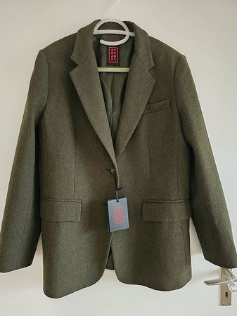NEU! Damen Blazer Gr. 42 grün Herbst Winter elegant
