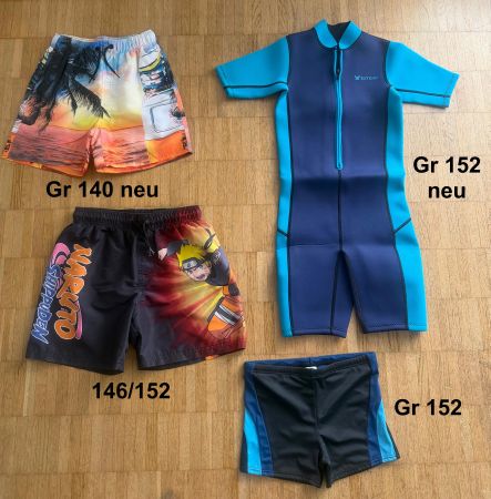 Kinder Badehosen & Neoprenanzug Gr 140 / 152