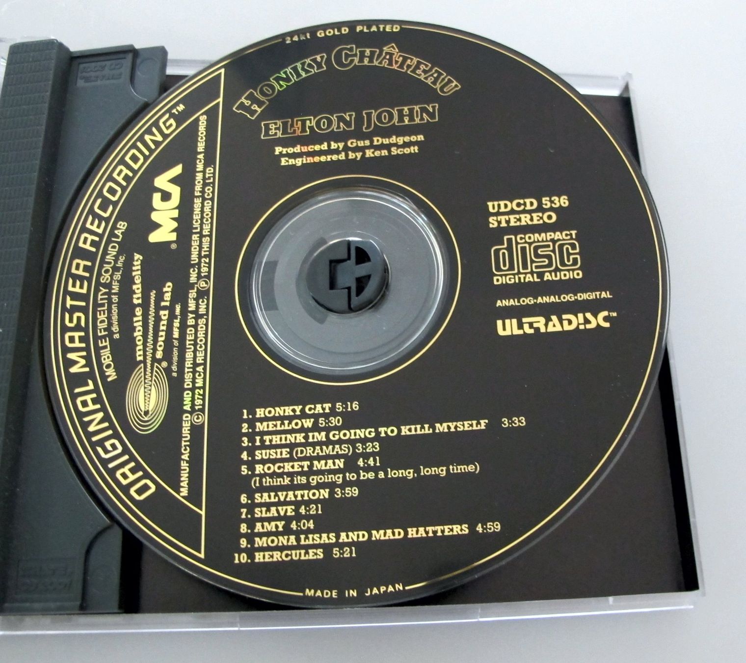 CD: Elton John Honky Château Original MFSL Master Recording – Usato da Reinach AG venduto da Yaris6 2