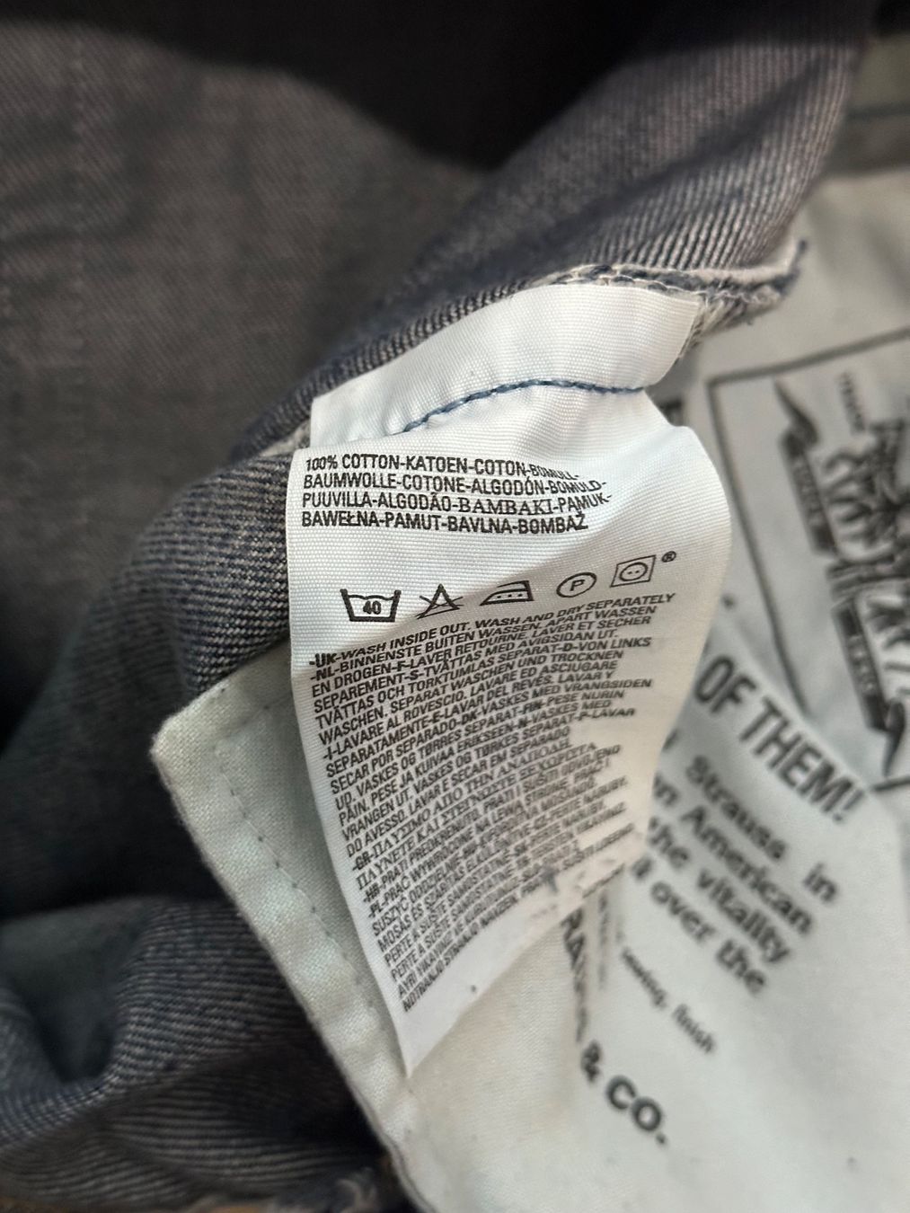 Levi's Jeans: Jeans LEVIS STRAUSS 546 Taille/Grosse W30L30 – Usato da Bern venduto da BrandVilla 6