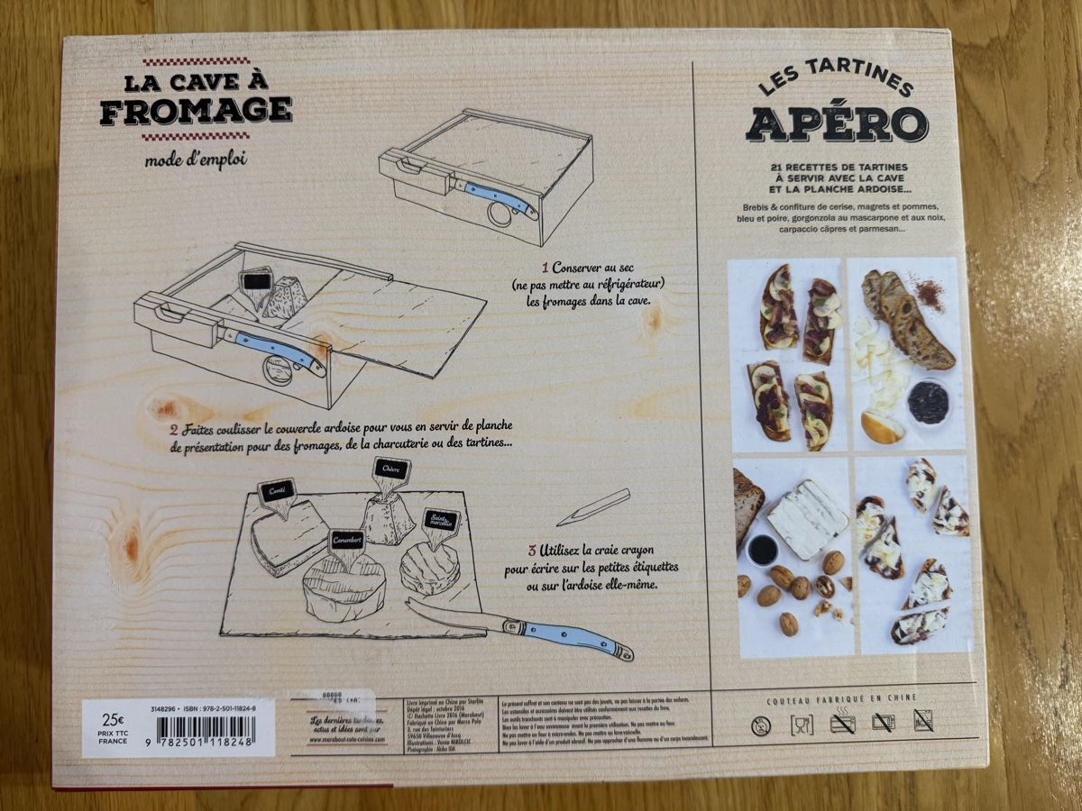 Bücher: Coffret La cave à fromage Marabout – Neu und originalverpackt aus Cologny von PEACEANDLOVE 2
