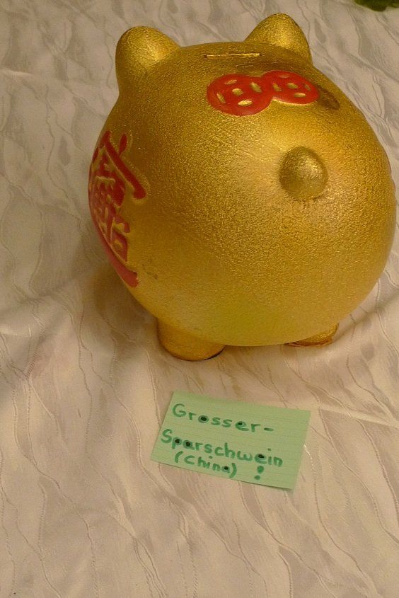 Salvadanai: Grosser Sparschwein (China)! – Usato da Bern venduto da bn1640 2