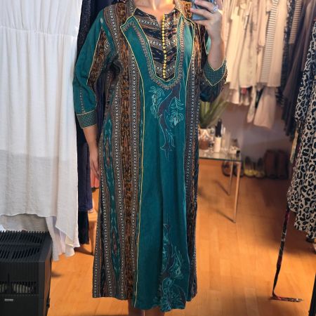 Vintage Boho Kleid My Fair Lady L /XL Ethno Kaftan