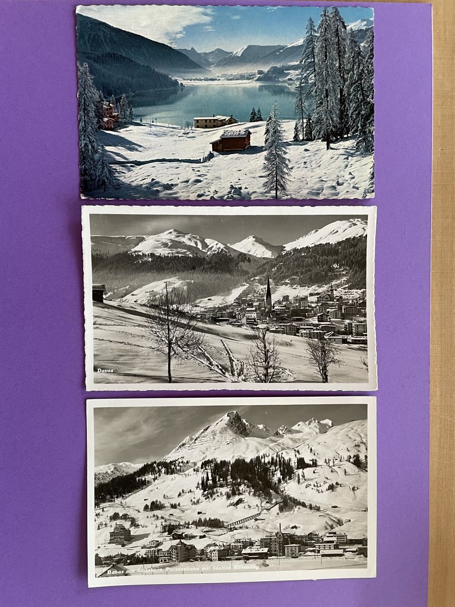 Cartoline postali: AK von Davos – Usato da Rümlang venduto da Kartenpost1