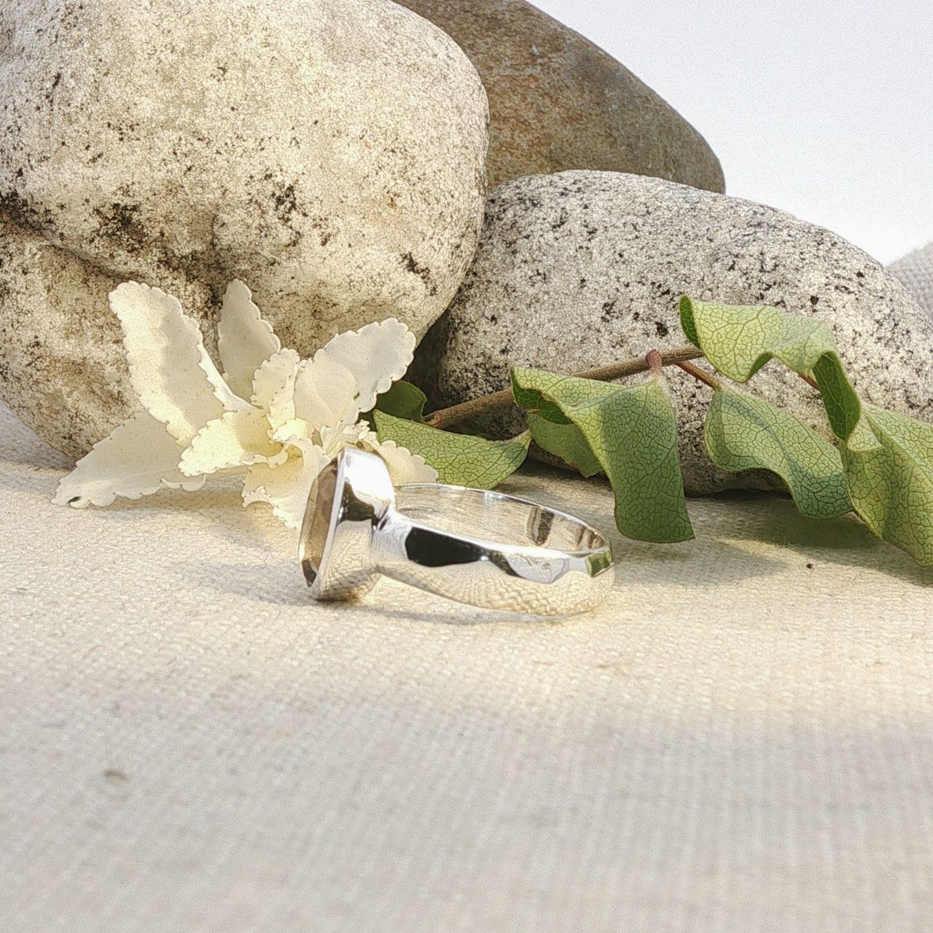 Olga Ribler Anelli: Rauchquarz Ring - Sterling Silber 925 - Grösse 54 – Nuovo (secondo la descrizione) da Luzern venduto da Schmuckoutlet 3