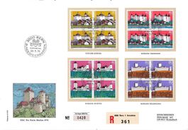 FDC 4er Block Serie Pro Patria 1970
