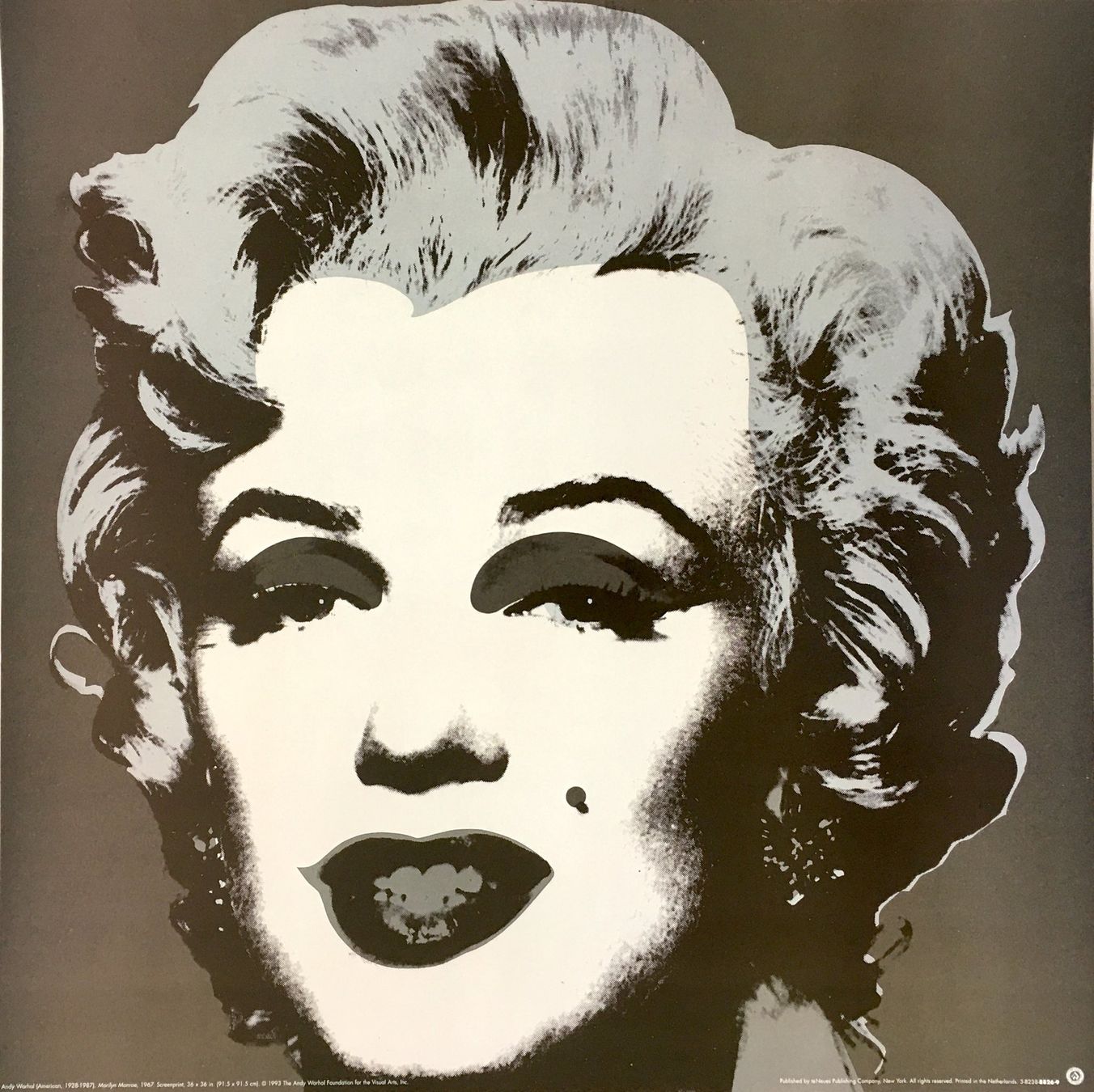 Grafica & Litografie: Andy Warhol     "Marilyn black"  KUNSTDRUCK – Usato da Nennigkofen venduto da Schamane75