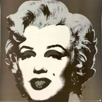Andy Warhol     "Marilyn black"  KUNSTDRUCK
