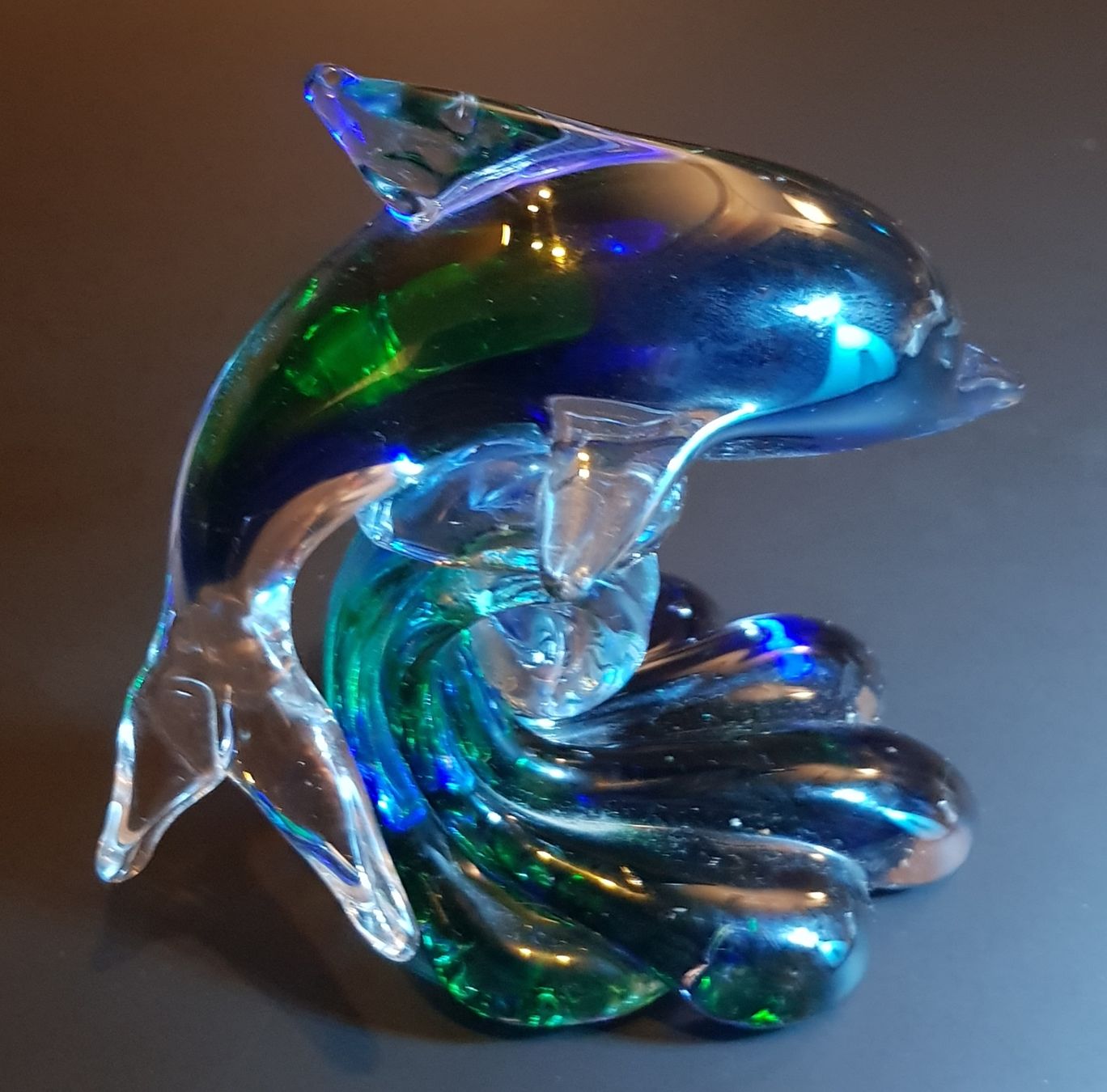 Skulpturen & Statuen: Delphin aus Glas / Murano - Art ? – Gebraucht aus meggen von comeinpeace 3