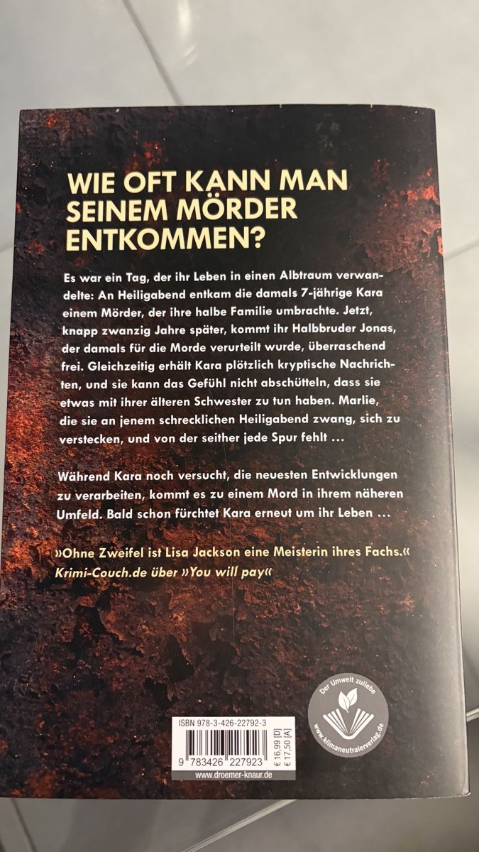 Libri: Never safe - Thriller von Lisa Jackson – Usato da Pfäffikon SZ venduto da baenzli80 1