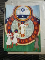Ines Brunold Kirche Kunst Aquarell Offenbarung neu Testament
