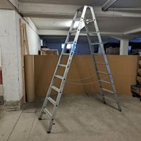 Grosse Zarges Bockleiter Leiter Alu Top