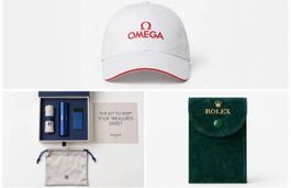 🤩 3x Set: cappello omega, reise Etui Rolex & Bucherer set