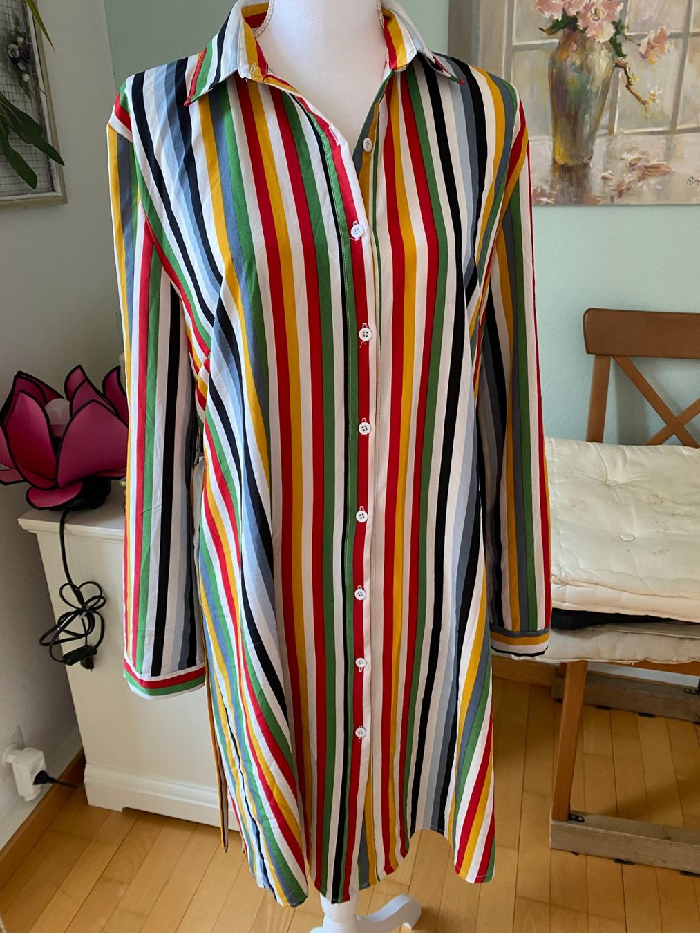 Vestiti: SEHR SCHÖNES HEMDBLUSENKLEID – Usato da pratteln venduto da Mickely1 1