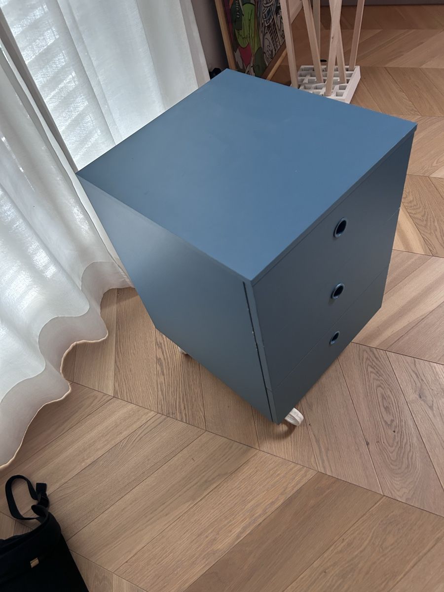Schränke: Libreria con cassetti blu mobiletto contenitore usato – Gebraucht aus Boppelsen von aci_fm9b 3