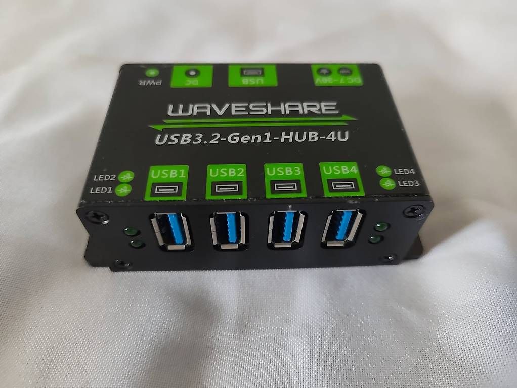 Hub & Switch: Waveshare 4x Industrie-USB-Hub 3.2-Gen1 – Nuovo (secondo la descrizione) da St.Gallen venduto da becks0815 1