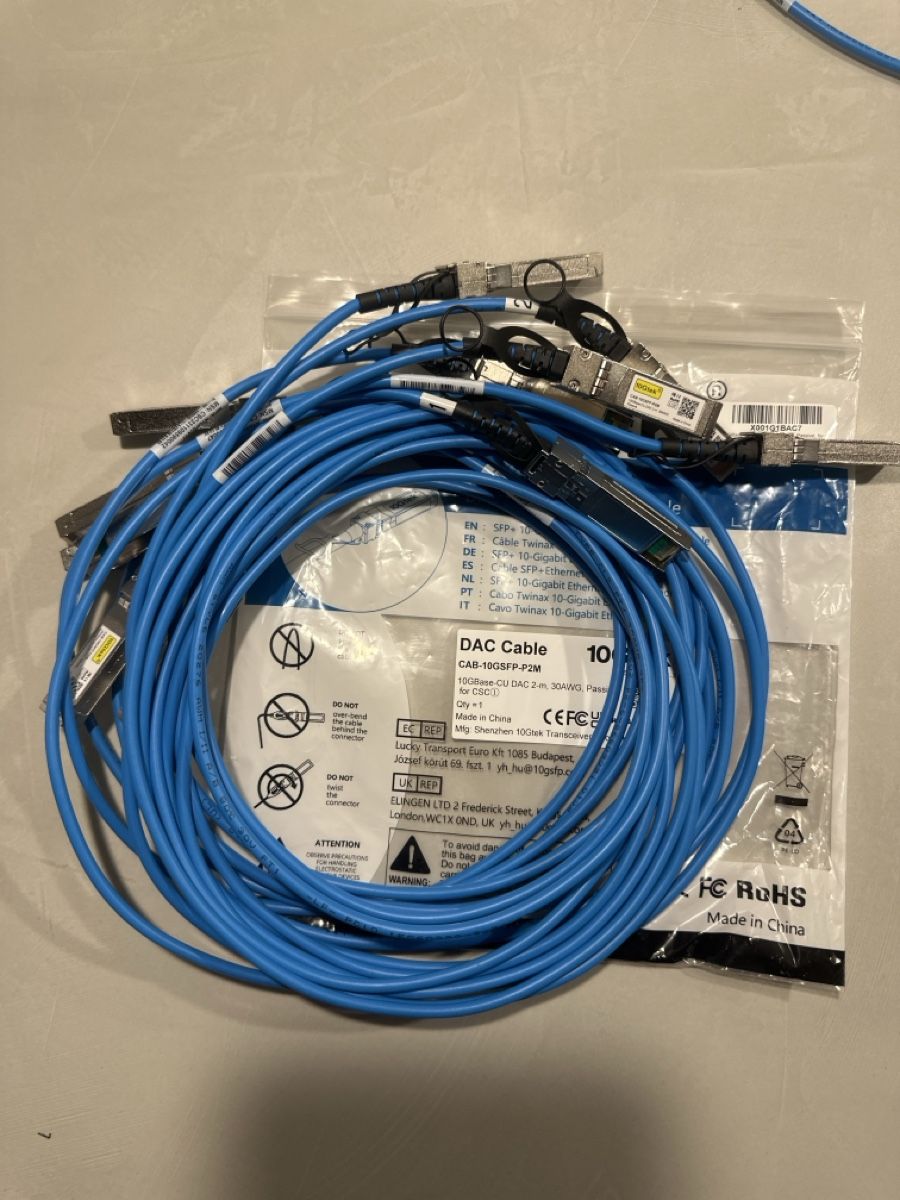 Kabel: 10Gtek - SPF+ DAC KABEL Set – Gebraucht aus Knonau von terraphos