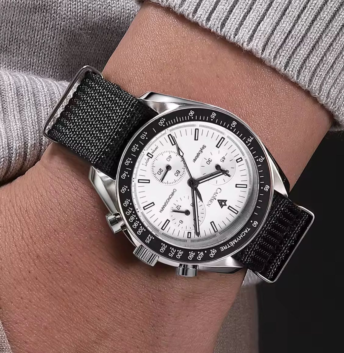 Orologi: CADISEN Herren Chronograph – Nuovo e nell'imballaggio originale da Arnegg venduto da watch-shop 1
