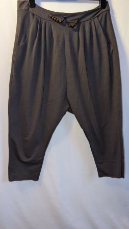 Goa Chill Aladdin Harem Jogging Stoff Hose braun