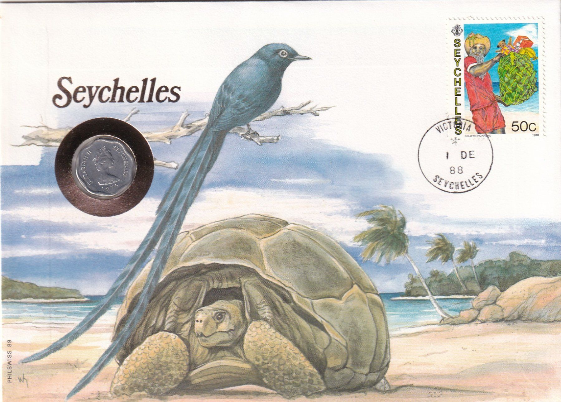 Tutti le monete: Münzbrief  Seychellen – Usato da Neuchâtel venduto da karlpierrino