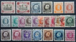 Belgien ex. Kat. 124-190 */gest. 1915/23