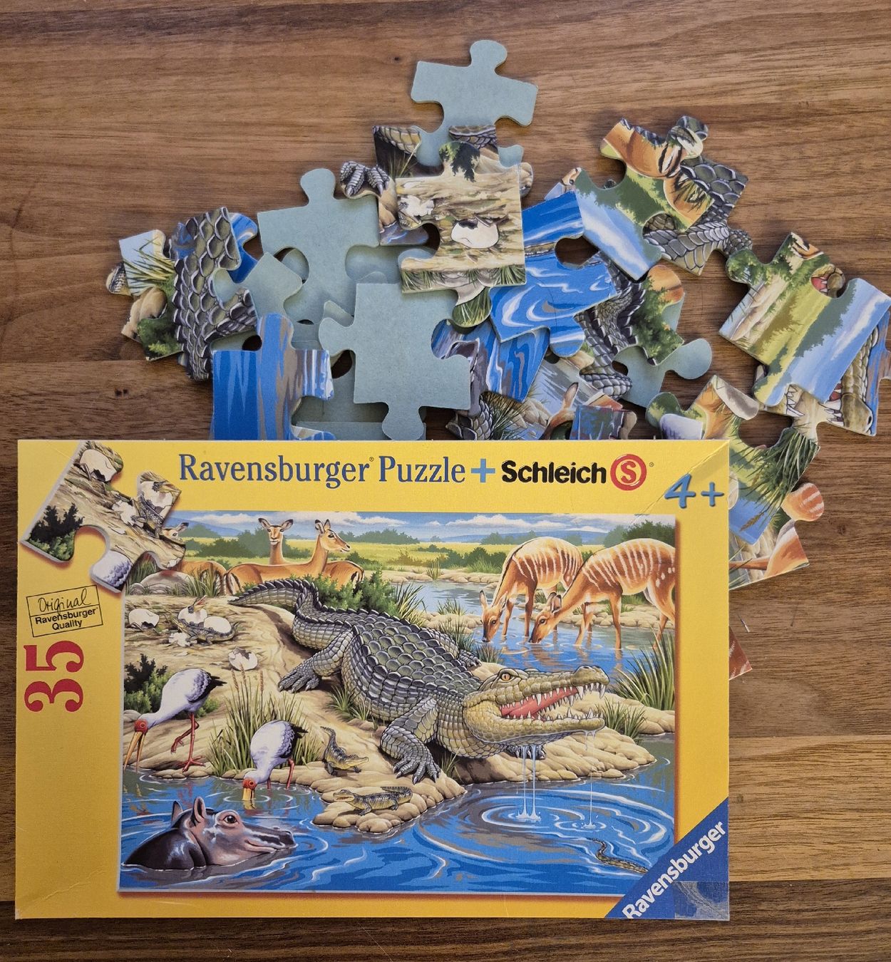 Ravensburger Puzzle: Puzzle Ravensburger 35 pièces Crocodile, dès 4 ans – Usato da Domat/Ems venduto da ver_7q9b