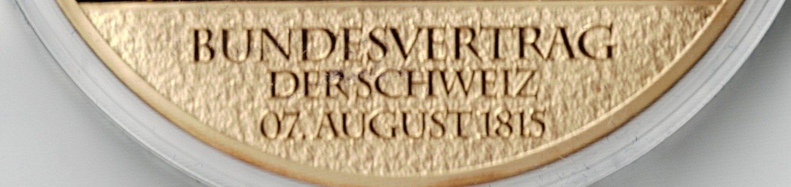 Medaillen: Bundesvertrag der Schweiz_07.August 1815 – Neu (gemäss Beschreibung) aus Hombrechtikon von Fraese01 2