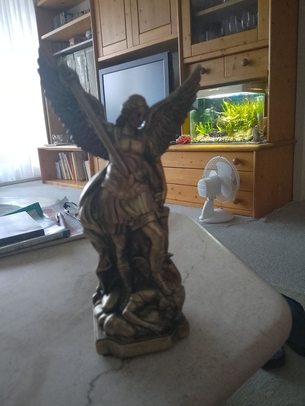 Figuren: Erzengel Michael Statue – Neu (gemäss Beschreibung) aus Weinfelden von PaterPio1968