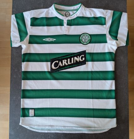 Fussballtrikot Celtic Glasgow, Larsson 7, Grösse M