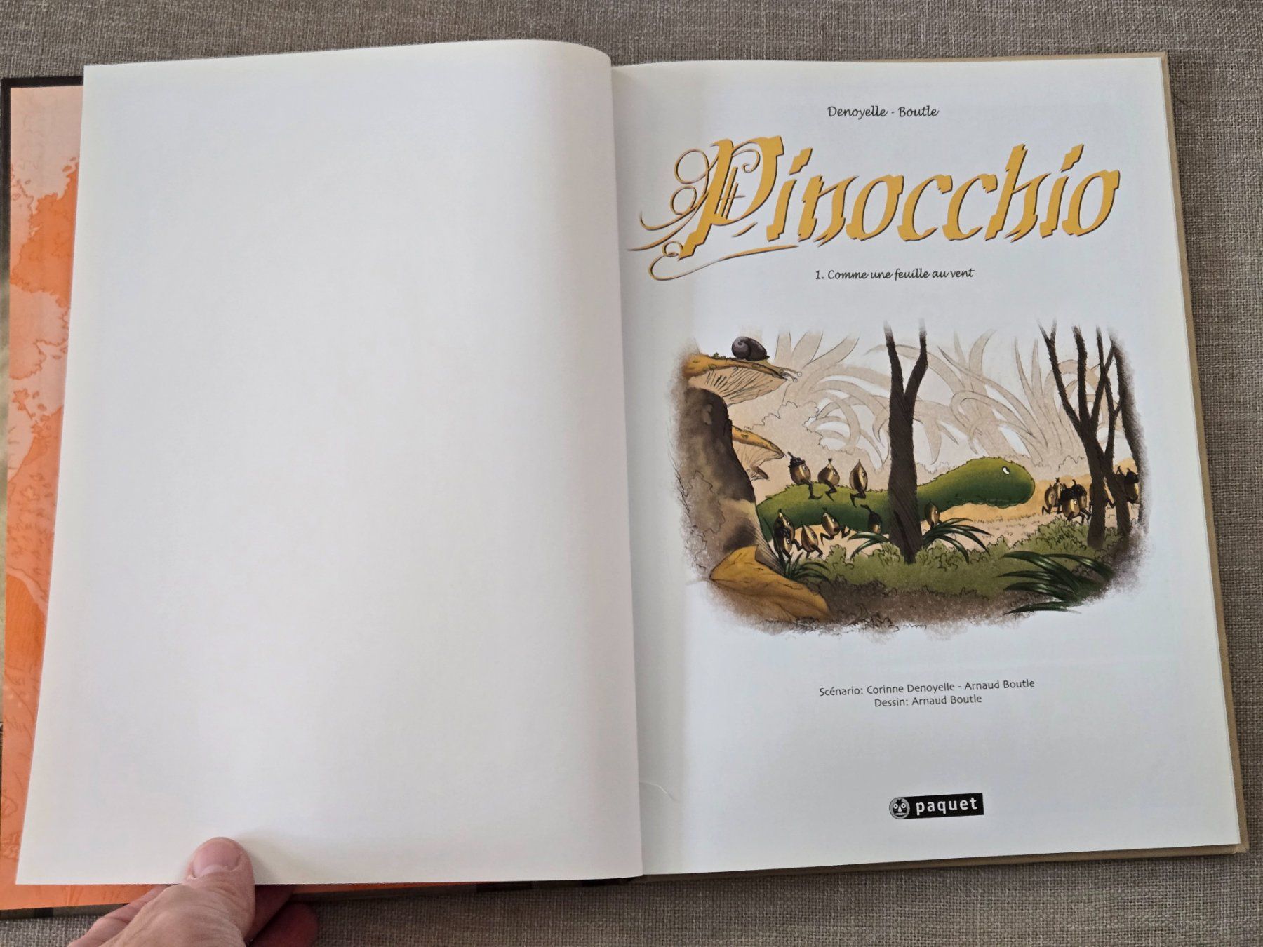 Comics: Pinocchio N°1 - Comme une feuille au vent - EO – Gebraucht aus Crémines von Blakedrake 4