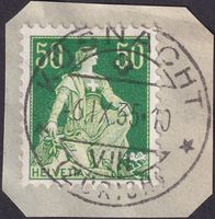 Schöner Vollstempel: KÜSNACHT ZH: 6.SEPT.1935, Nr.113z