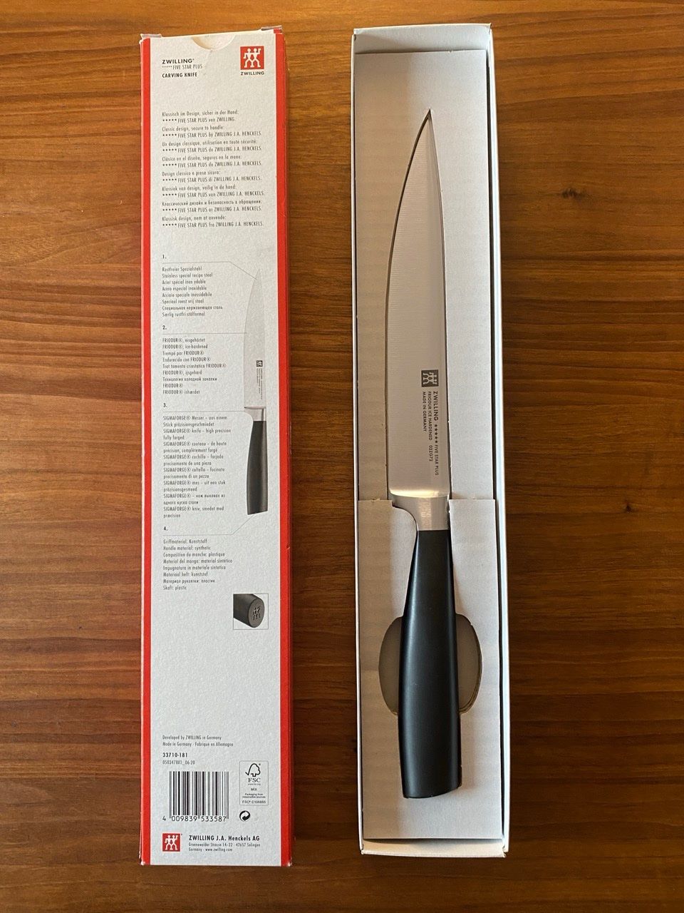Zwilling Coltelli da cucina: Zwilling 5 Sterne Plus Carving Knife "Fleischmesser" NEU – Nuovo e nell'imballaggio originale da Meggen venduto da Prkz77 1