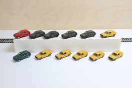 Herpa 12 x Modellautos - US Armee VW Golf Set 1:87 H0