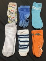 6 Paar Kindersocken Gr. 23/26 gestreift bunt