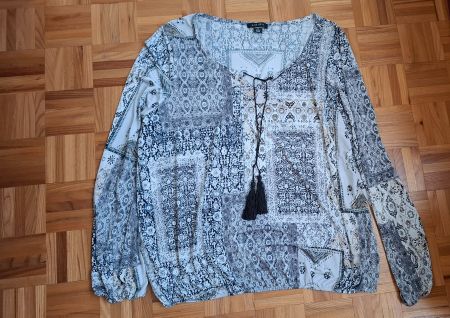 Blouse Amisu à motifs/Bluse Amisu mit Muster