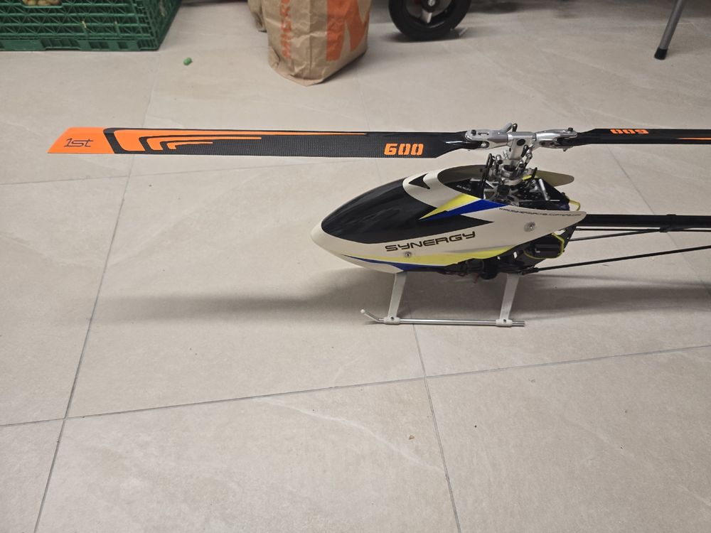 Set Ricambi Per Elicottero RC – Pale, Coda, Barre E Decorazioni – Colore Giallo – Kit Fai-da-te Per Riparazioni - 2